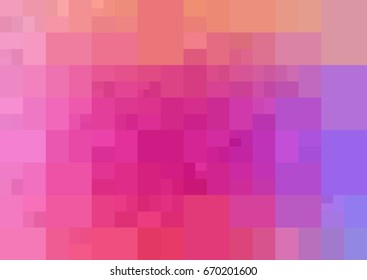 Light Pink, Red vector blurry rectangle background design. Geometric background in Origami style with gradient. 