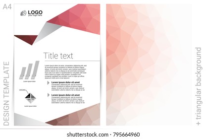 Light Pink, Red vector  brochure for ui, ux design. Blurred decorative design in abstract style with textbox. Pattern can be used as a template for calendars.