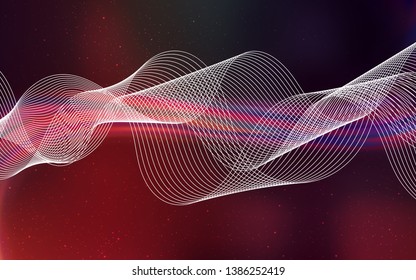 Light Pink, Red vector colorful blur backdrop. Shining colored illustration in smart style. Smart design for your work.