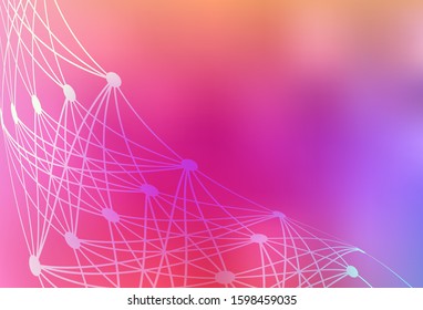 Light Pink, Red vector colorful blur backdrop. Modern abstract illustration with gradient. Background for designs.