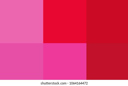 Light Pink, Red vector cover with colorful palette. Decorative design of colorful palette. Smart set of colors for your work as a designer.