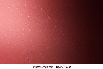 Light Pink, Red vector cover with astronomical stars. Space stars on blurred abstract background with gradient. Pattern for astrology websites.