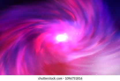 Light Pink, Red vector cover with astronomical stars. Modern abstract illustration with Big Dipper stars. Pattern for futuristic ad, booklets.