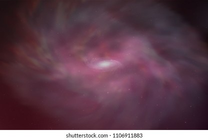 Light Pink, Red vector cover with astronomical stars. Glitter abstract illustration with colorful cosmic stars. Smart design for your business advert.