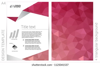 Light Pink, Red vector  cover for Envelopes. Blurred decorative design in abstract style with textbox. Beautiful design for cover of notepads.