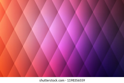 Light Pink, Red vector cover in polygonal style. Abstract gradient illustration with rectangles. Best design for your ad, poster, banner.