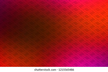 Light Pink, Red vector cover in polygonal style. Rectangles on abstract background with colorful gradient. Pattern for commercials.