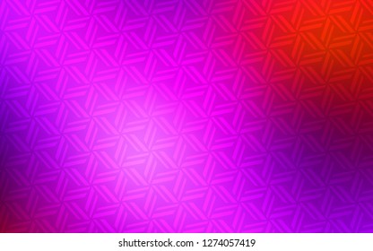 Light Pink, Red vector cover with polygonal style. Abstract gradient illustration with triangles. Modern template for your landing page.