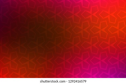 Light Pink, Red vector cover in polygonal style. Beautiful illustration with rectangles and squares. Smart design for your business advert.