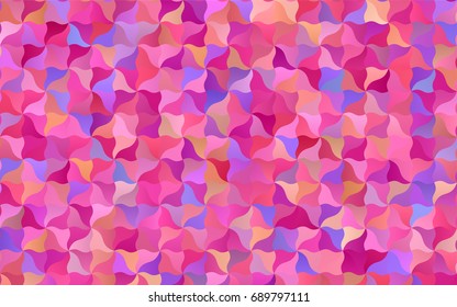 Light Pink, Red vector crooked abstract pattern. Colorful abstract illustration with gradient crooked lines. A completely new design for your business.