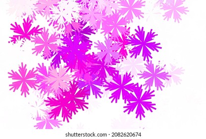 El doodle de color rosa claro, rojo vectorial con flores. Nueva ilustración de color con flores. Una nueva textura para tu diseño de papel pintado.
