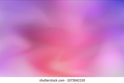 Light Pink, Red vector glossy abstract backdrop. An elegant bright illustration with gradient. The blurred design can be used for your web site.
