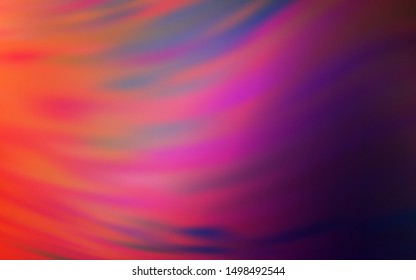Light Pink, Red vector glossy abstract background. Creative illustration in halftone style with gradient. New style design for your brand book.