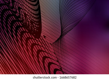 Light Pink, Red vector glossy abstract background. Colorful illustration in abstract style with gradient. New style design for your brand book.