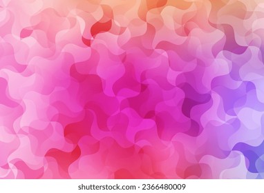 Light Pink, Red vector gradient triangles template. Colorful illustration in polygonal style with gradient. Completely new template for your banner.