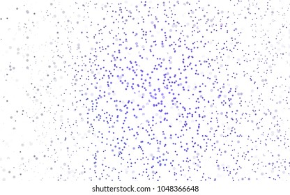 Light Pink, Red vector illustration which consist of circles. Dotted gradient design for your business. Creative geometric background in halftone style with colored spots.
