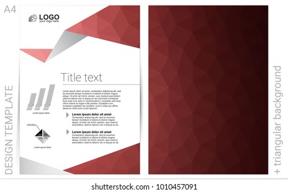 Light Pink, Red vector  layout for Leaflets. Modern abstract design concept with colorful gradient. Pattern for ads, leaflets, labels of your business.