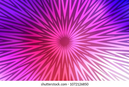 Light Pink, Red vector layout with flat lines. Shining colored illustration with sharp stripes. Best design for your ad, poster, banner.