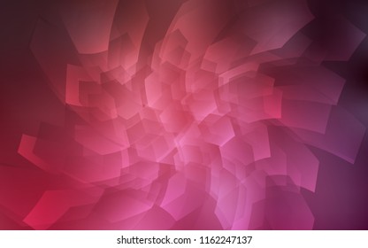 Light Pink, Red vector layout with hexagonal shapes. Abstract illustration with colorful hexagons. Beautiful design for your business advert.