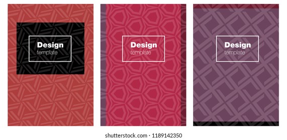 Light Pink, Red vector layout for Leaflets. Booklet with textbox on colorful abstract background. Design for cover of books, notepads.