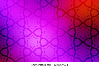 Light Pink, Red vector layout with bright stars. Decorative illustration with stars on abstract template. Best design for your ad, poster, banner.