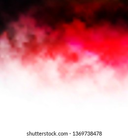 Light Pink, Red vector layout with cloudscape. Illustration in abstract style with gradient clouds. Beautiful layout for uidesign.