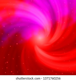 Light Pink, Red vector layout with bright stars. Colorful illustration in abstract style with gradient stars. Theme for cell phones.