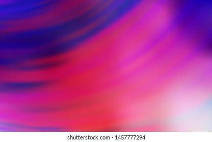 Light Pink, Red vector layout with wry lines. A shining illustration, which consists of curved lines. A completely new template for your design.