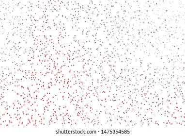 Light Pink, Red vector layout with bright stars. Modern geometrical abstract illustration with stars. Pattern for futuristic ad, booklets.