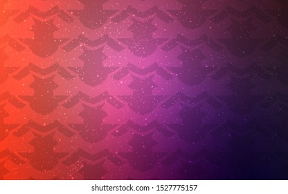 Light Pink, Red vector layout with curved lines. A sample with colorful lines, shapes. Abstract design for your web site.