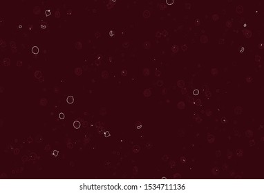 Light Pink, Red vector layout with restaurant food. Beautiful colorful illustration with food in doodle style. Design for ad, poster, banner of cafes or restaurants.