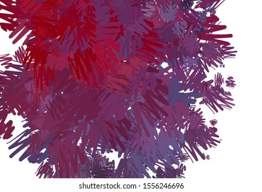 Light Pink, Red vector layout with flat lines. Colorful shining illustration with lines on abstract template. Pattern for ad, booklets, leaflets.