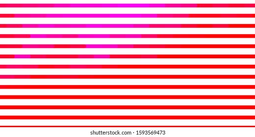 Light Pink, Red vector layout with lines. Repeated lines on abstract background with gradient. Best design for your posters, banners.