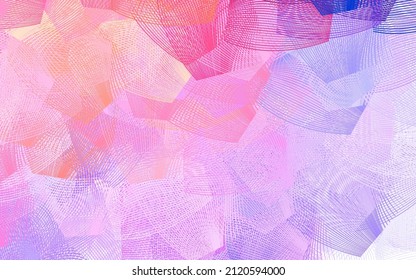 Light Pink, Red vector layout with flat lines. Blurred decorative design in simple style with lines. Best design for your ad, poster, banner.