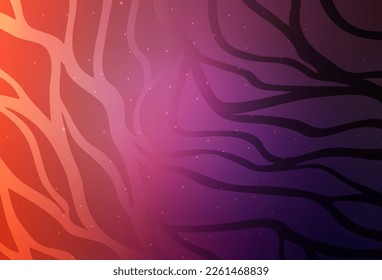 Light Pink, Red vector layout with curved lines. A completely new colorful illustration in simple style. Best design for your business.
