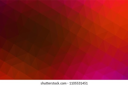 Light Pink, Red vector low poly cover. Colorful abstract illustration with triangles. A completely new design for your leaflet.