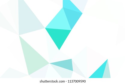 Light Pink, Red vector low poly layout. Geometric illustration in Origami style with gradient.  Template for cell phone's backgrounds.