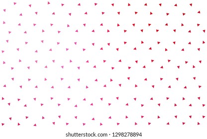 Light Pink, Red vector  low poly layout. Polygonal abstract illustration with gradient. New template for your brand book.