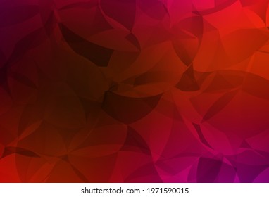Light Pink, Red vector low poly background. Colorful abstract illustration with triangles. Polygonal design for your web site.