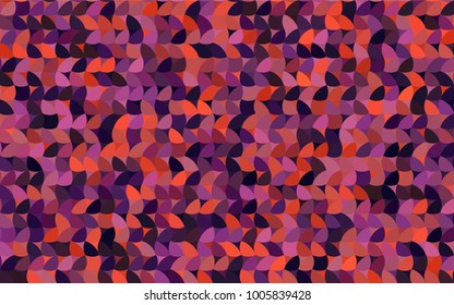 Light Pink, Red vector modern geometrical circle abstract background. Dotted texture template. Geometric pattern in halftone style with gradient. 