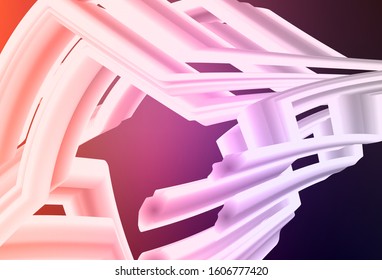Light Pink, Red vector modern elegant backdrop. An elegant bright illustration with gradient. Completely new design for your business.