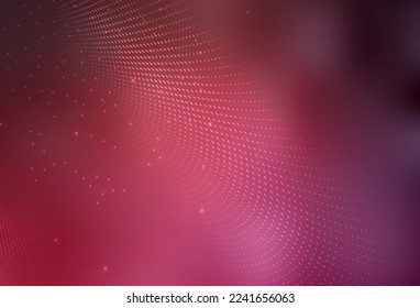 Lámpara rosa, roja vector, ilustración abstracta moderna con gotas de agua coloridas. Hermosa ilustración de color con círculos borrosos en estilo natural. Diseño sencillo para su sitio web.