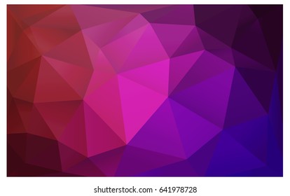 Light Pink, Red vector modern geometrical abstract background. Texture, new background. Geometric background in Origami style with gradient. 