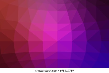 Light Pink, Red vector modern geometrical abstract background. Texture, new background. Geometric background in Origami style with gradient. 
