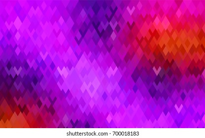 Light Pink, Red vector modern geometrical background. Abstract template. Geometric pattern in square style with gradient.