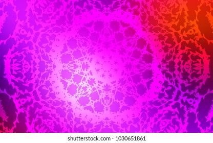 Light Pink, Red vector natural elegant template. Childish elegant natural pattern with gradient. Hand painted design for web, wrapping, wallpaper.