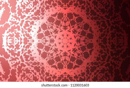 Light Pink, Red vector natural elegant artwork. Decorative shining childish illustration with doodles on abstract template. The completely new template can be used for your brand book.