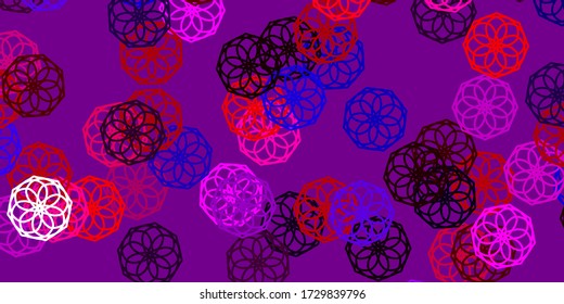 Pintura de color rosa claro, vector rojo, natural con flores. Flores abstractas coloreadas degradadas sobre un fondo sencillo. Patrón colorido para las fiestas de primavera.
