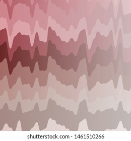 Light Pink, Red vector pattern with curves. Illustration in abstract style with gradient curved.  Pattern for busines booklets, leaflets