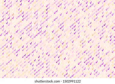 Light Pink, Red vector pattern with bent lines. Modern gradient abstract illustration with bandy lines. Abstract design for your web site.